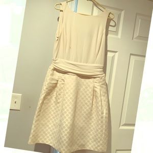 Creamy white semi formal dress!